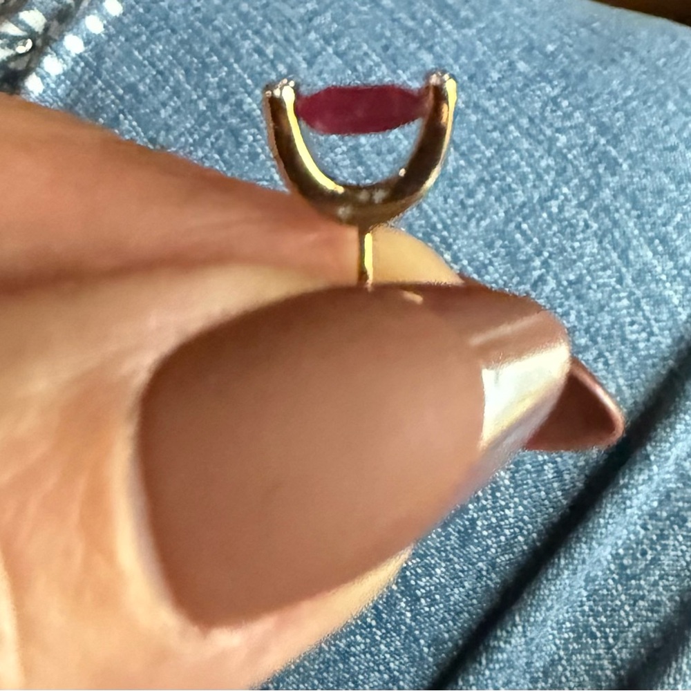 Elegant Stauer Lab-Created Ruby Stud Earrings - image 4